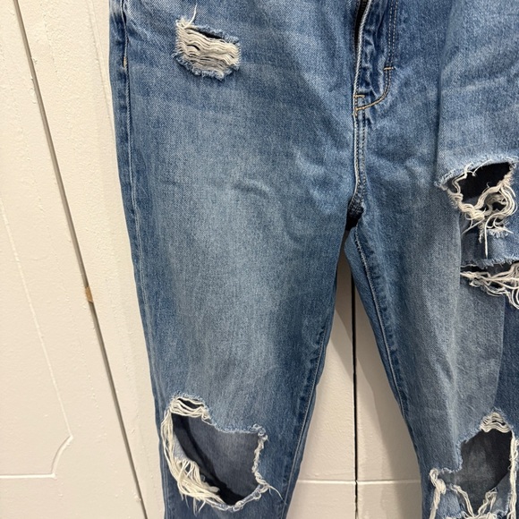 Hidden Jeans Ripped High Waist Ankle Straight Leg Jeans - Picture 3 of 11